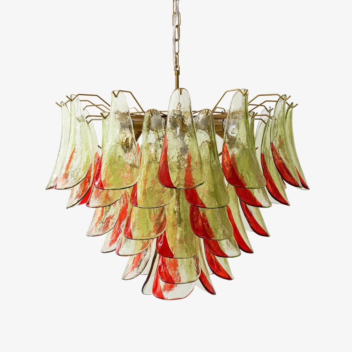 Lustre Falaise en verre et métal – vue 44