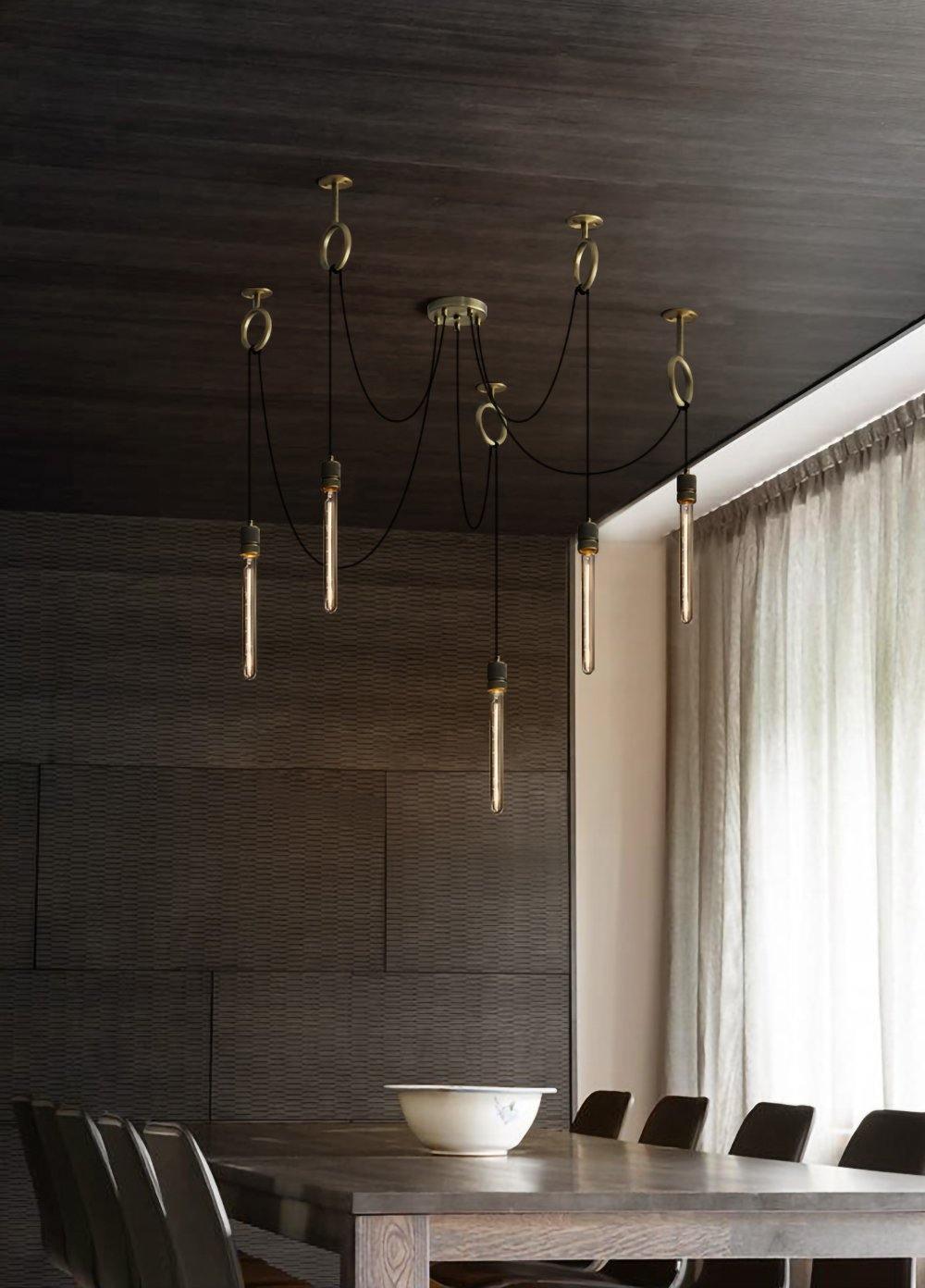Lustre Amaryllis en métal – vue 22