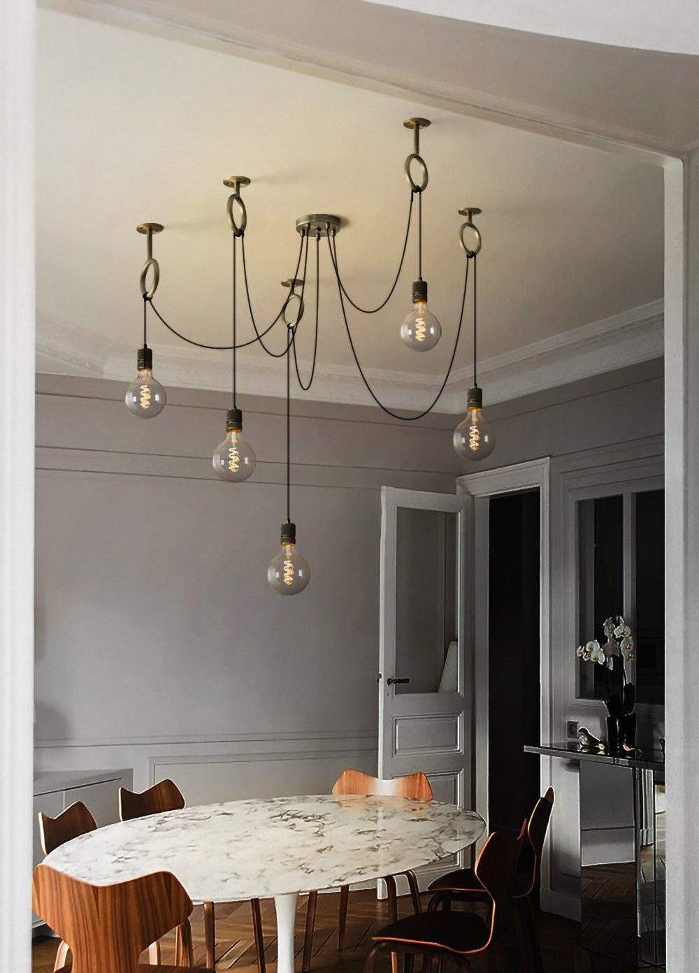 Lustre Amaryllis en métal – vue 23