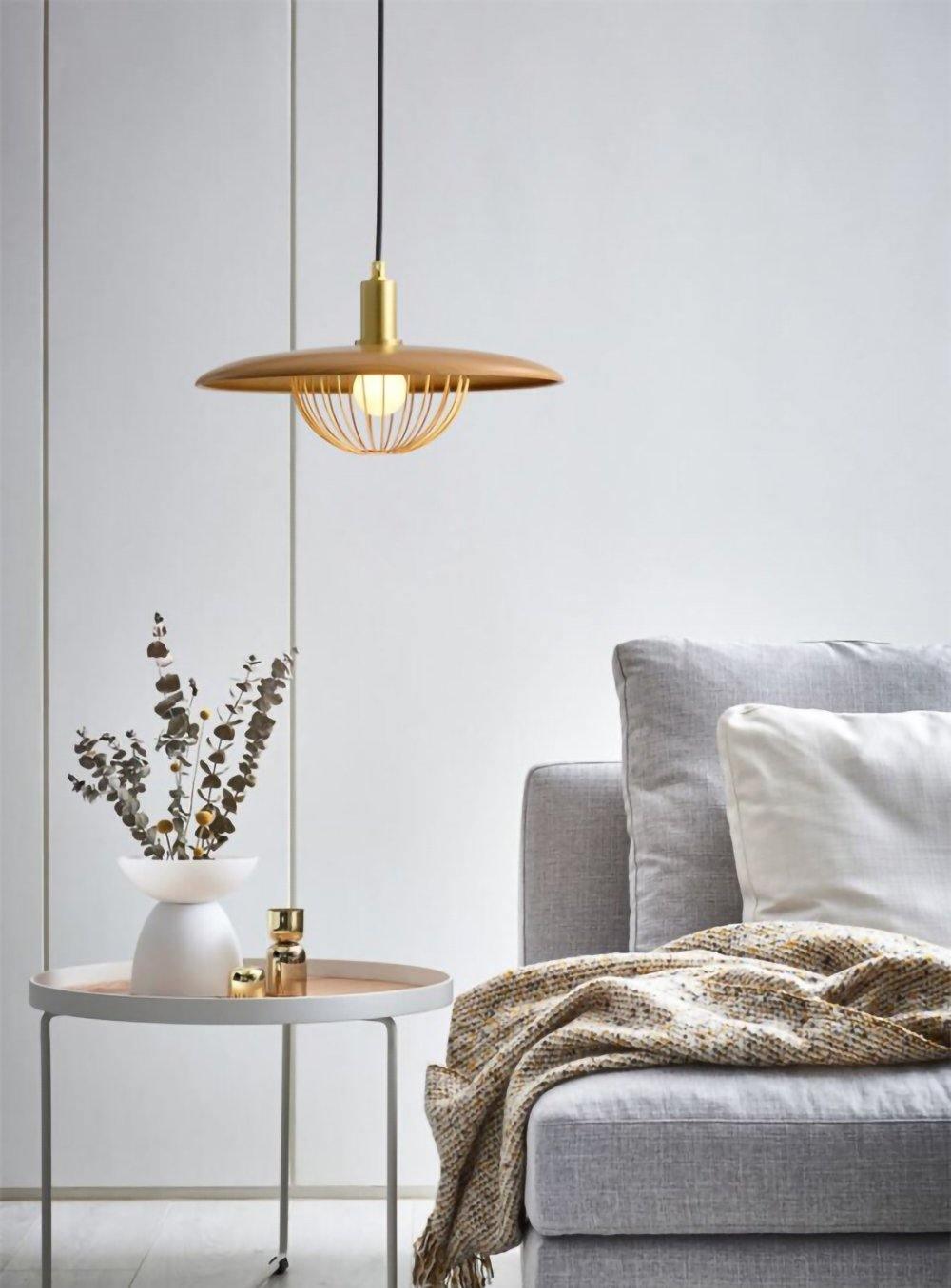 Suspension Allegro en bois et fer – vue 7