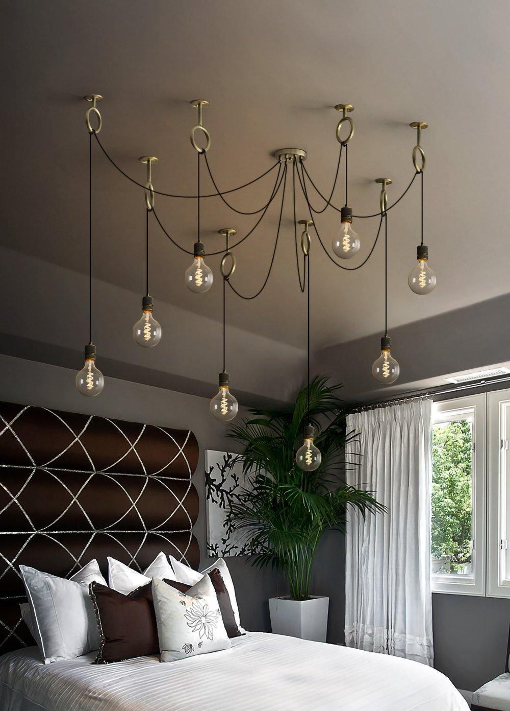 Lustre Amaryllis en métal – vue 27