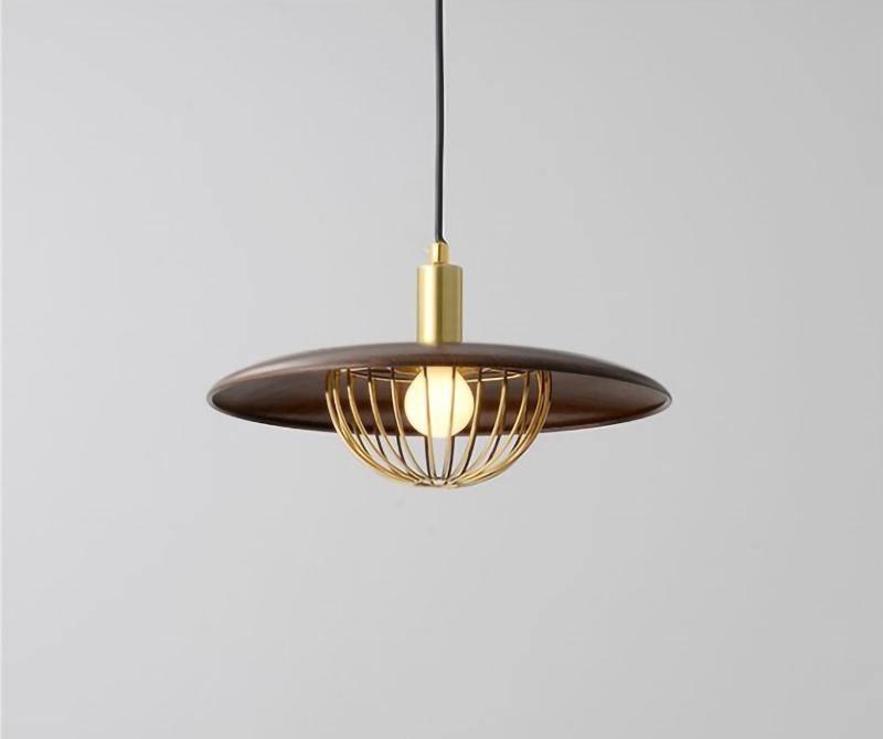 Suspension Allegro en bois et fer – vue 6