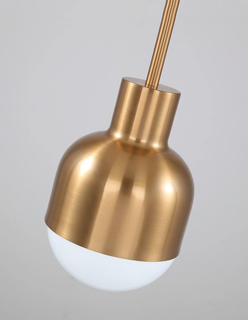 Suspension Colmar en verre et métal – vue 5
