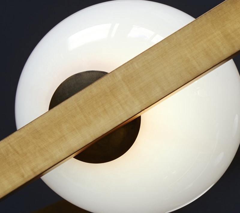 Lustre Aragon en verre et laiton – vue 29