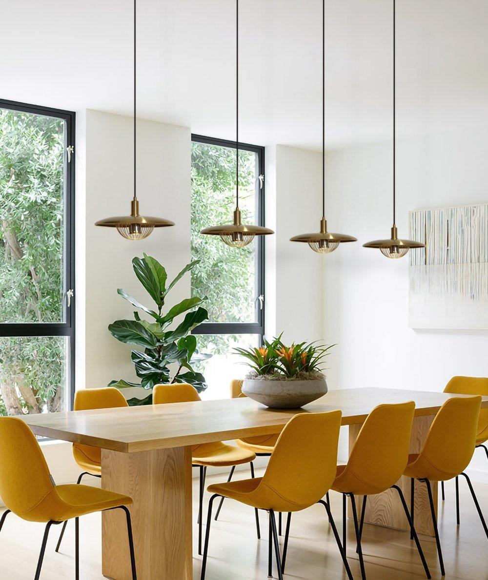 Suspension Allegro en bois et fer – vue 8