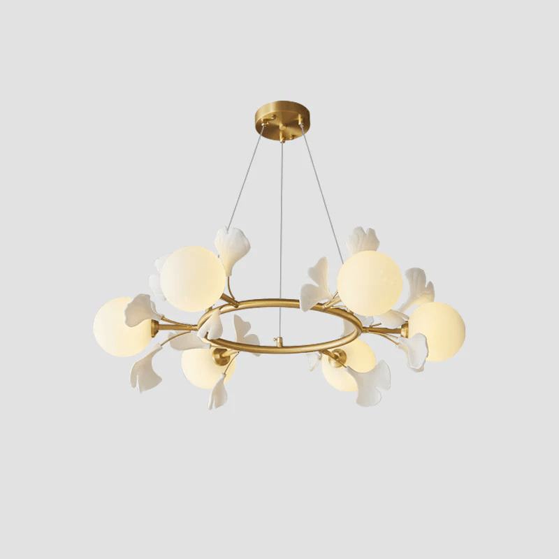 Lustre Lisbonne en céramique et laiton – vue 25