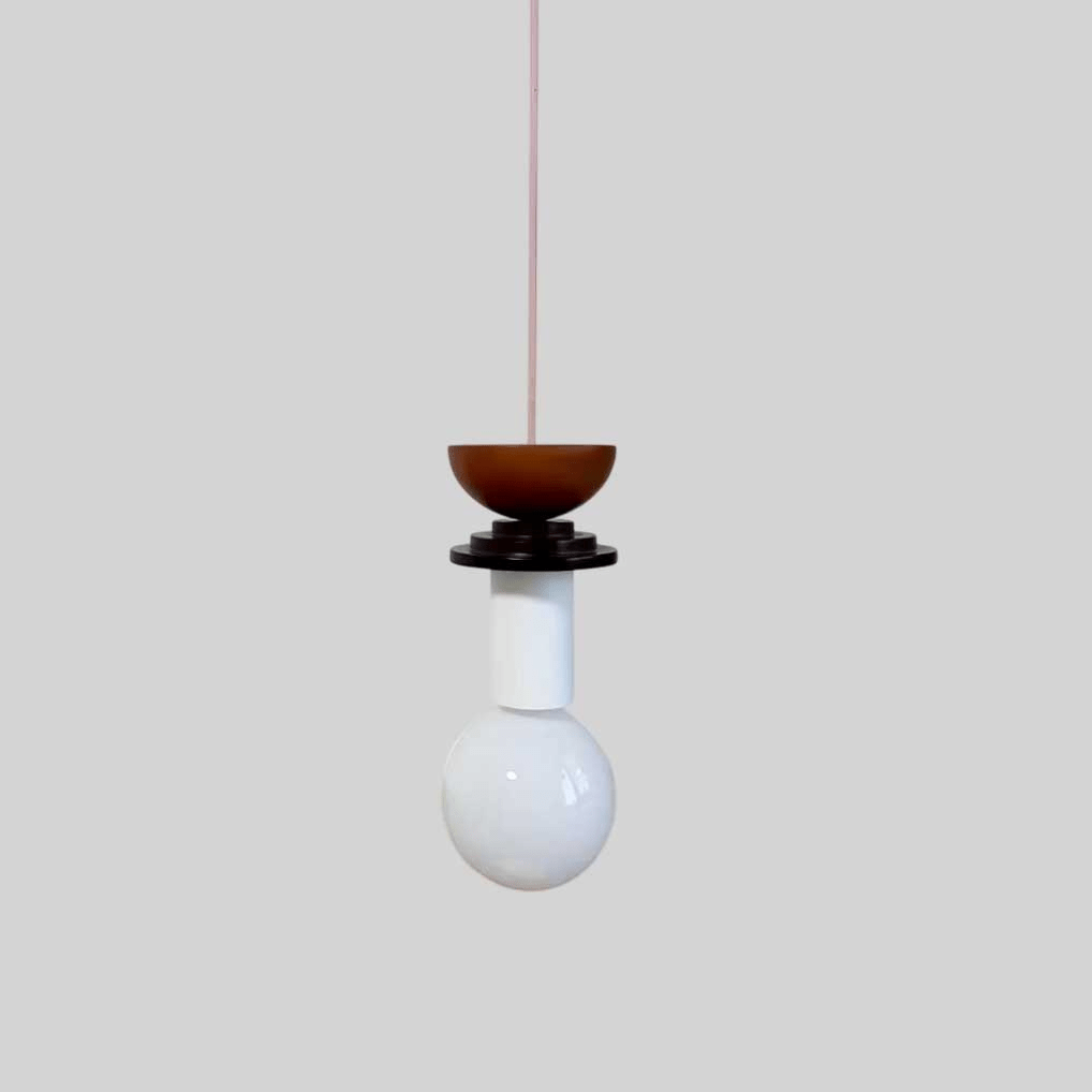 Suspension Kaléidoscope en bois et verre – vue 67