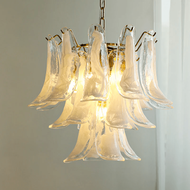 Lustre Colombe en verre et métal – vue 34