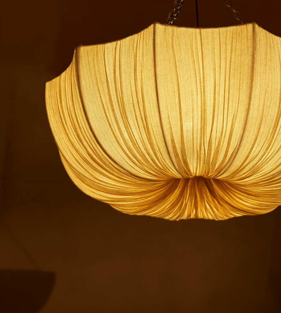 Suspension Lorgnette en tissu et métal – vue 5