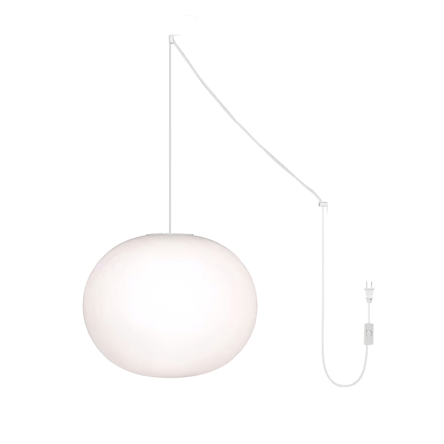 Suspension Cadaqués en verre et métal – vue 5