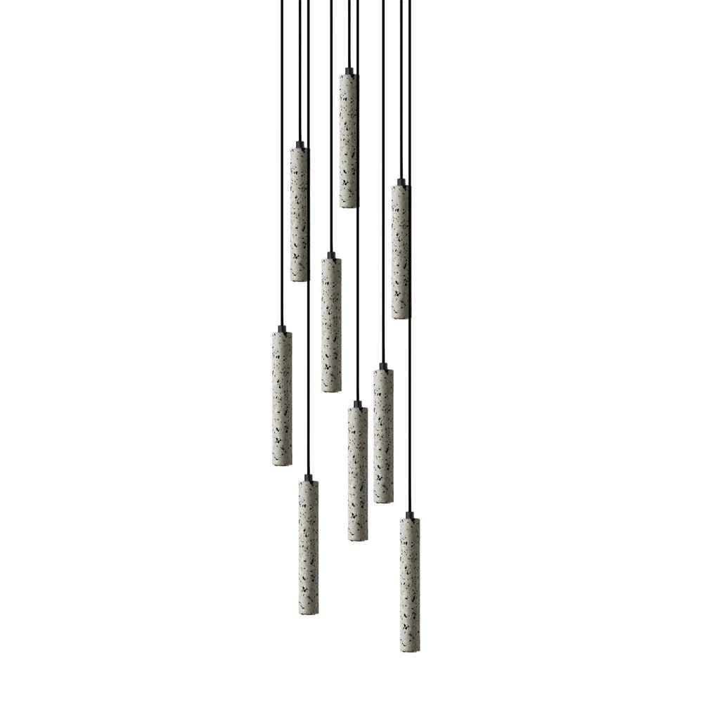 Suspension Céleste en terrazzo et métal – vue 68