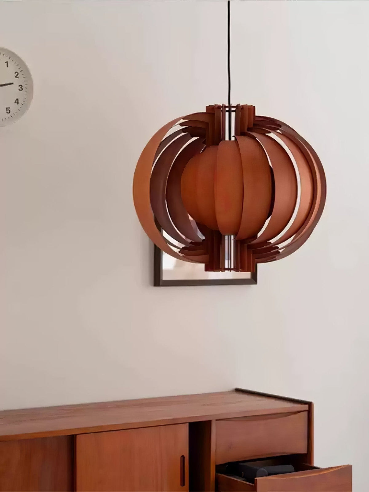 Suspension Mandarine en bois et métal – vue 19