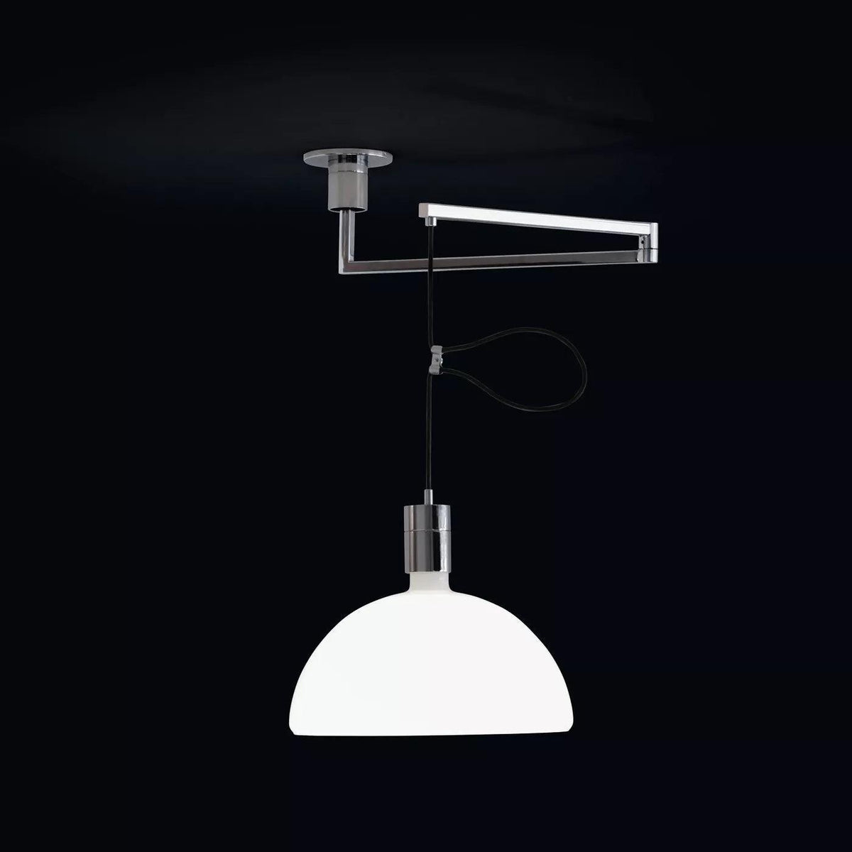 Suspension Symphonie en verre et métal – vue 30