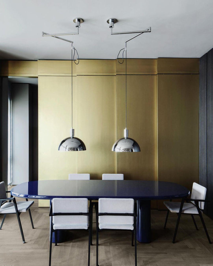 Suspension Symphonie en verre et métal – vue 3
