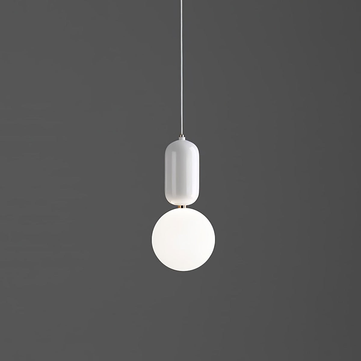 Suspension Camille en verre et aluminium – vue 31