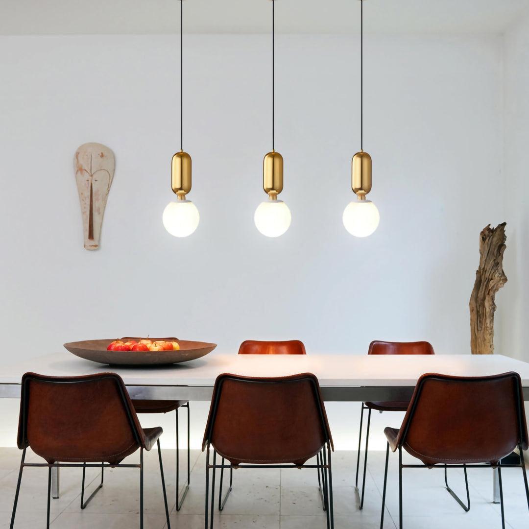 Suspension Camille en verre et aluminium – vue 50