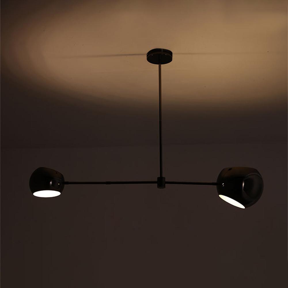 Lustre Coriandre en verre et métal – vue 39