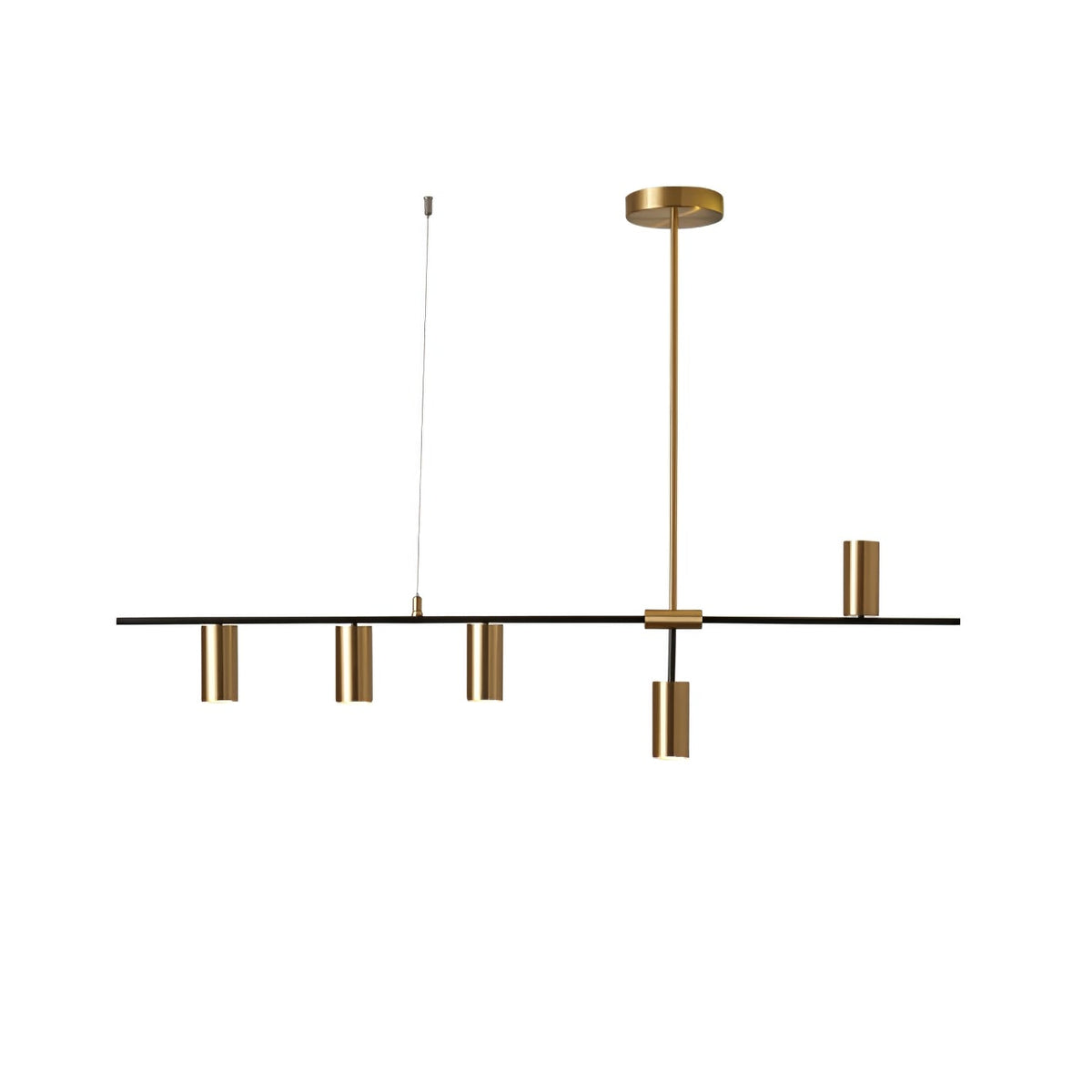 Lustre Grive en laiton – vue 20