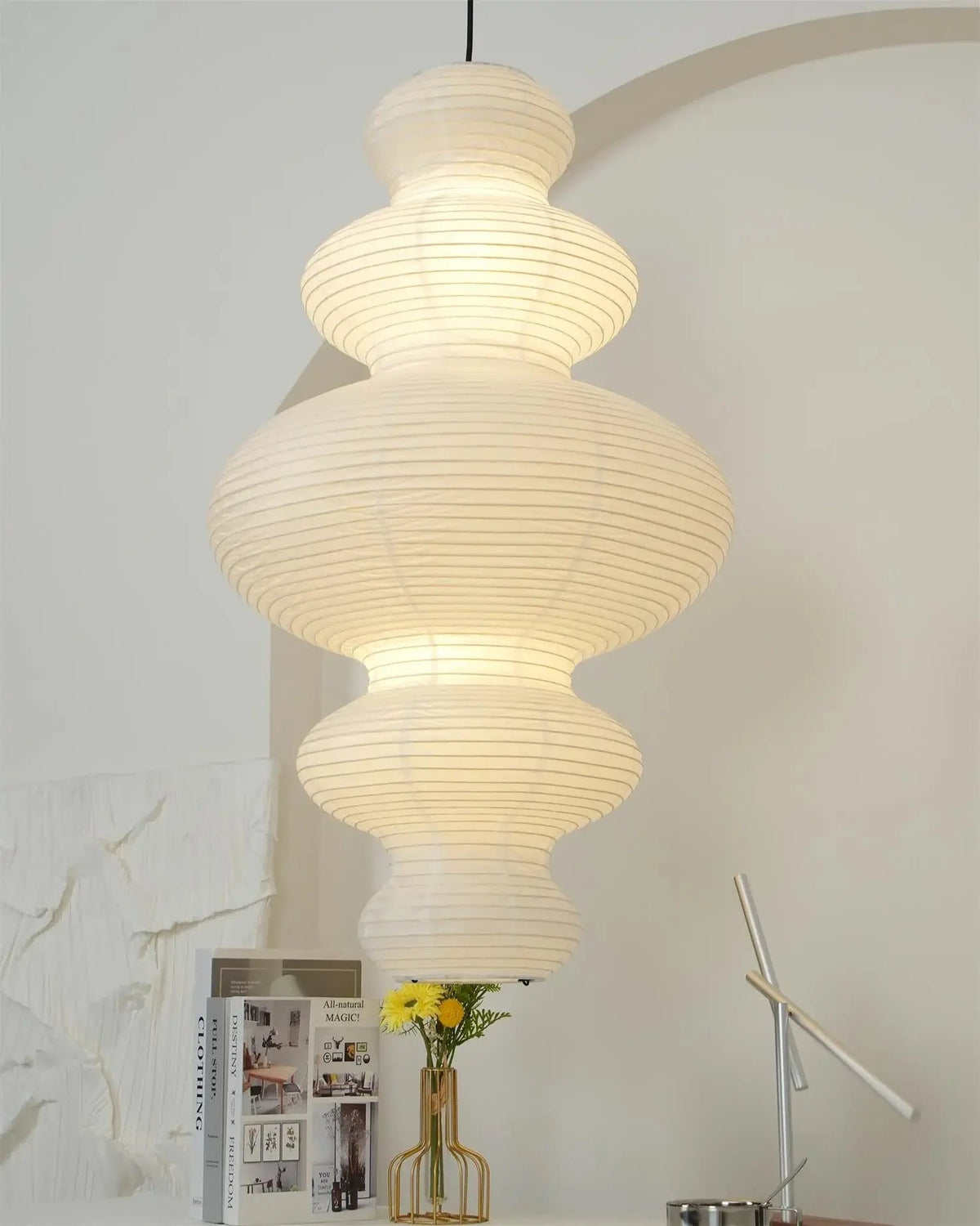 Suspension Romarin en papier et métal – vue 15