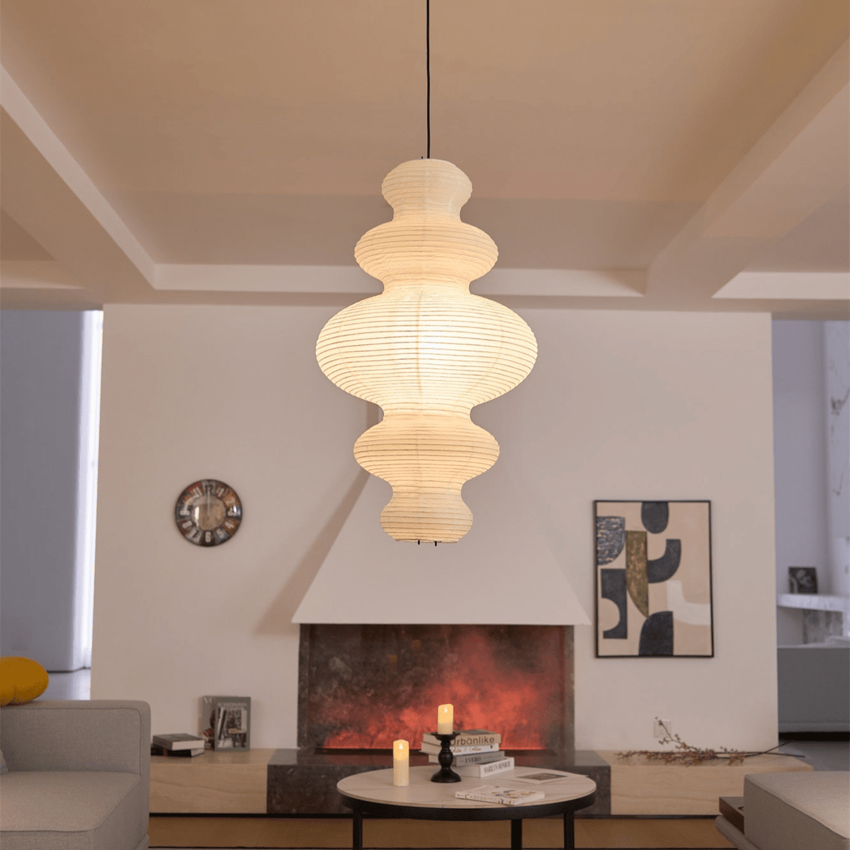Suspension Romarin en papier et métal – vue 4