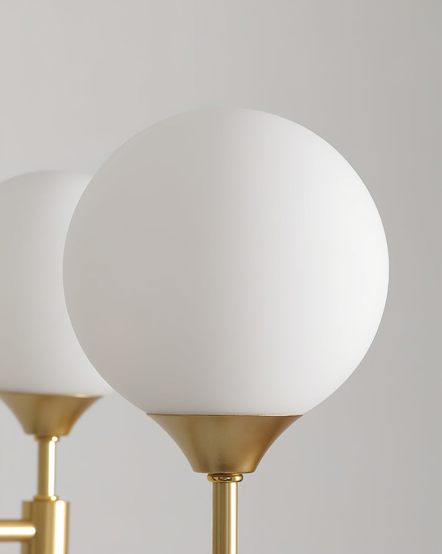 Lustre Sarment en verre et laiton – vue 3