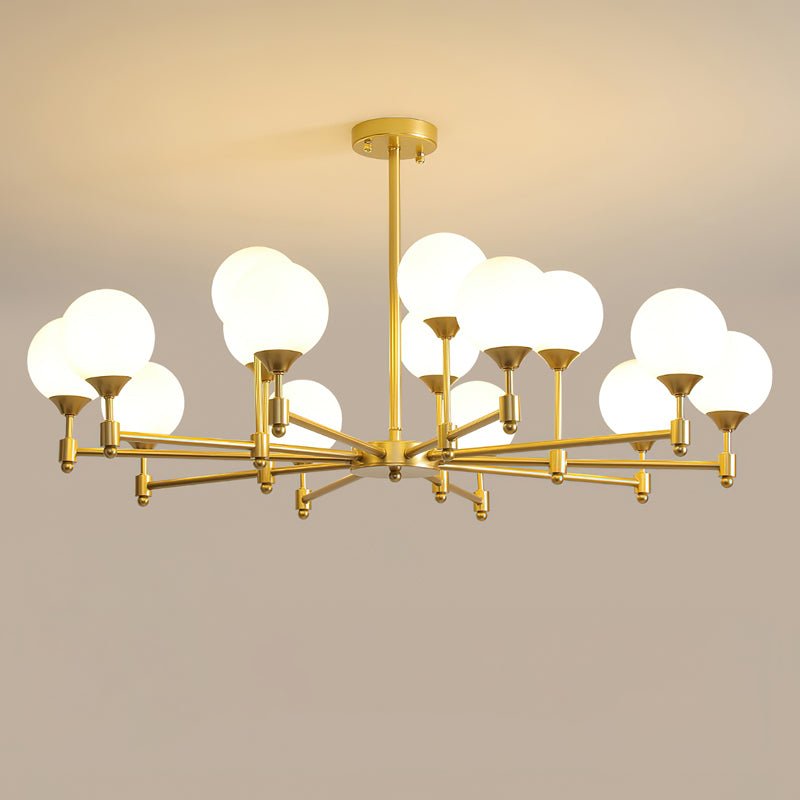 Lustre Sarment en verre et laiton – vue 22
