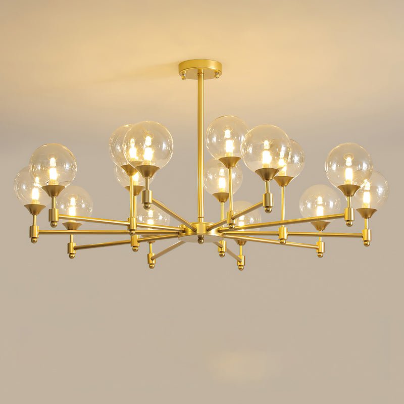 Lustre Sarment en verre et laiton – vue 23