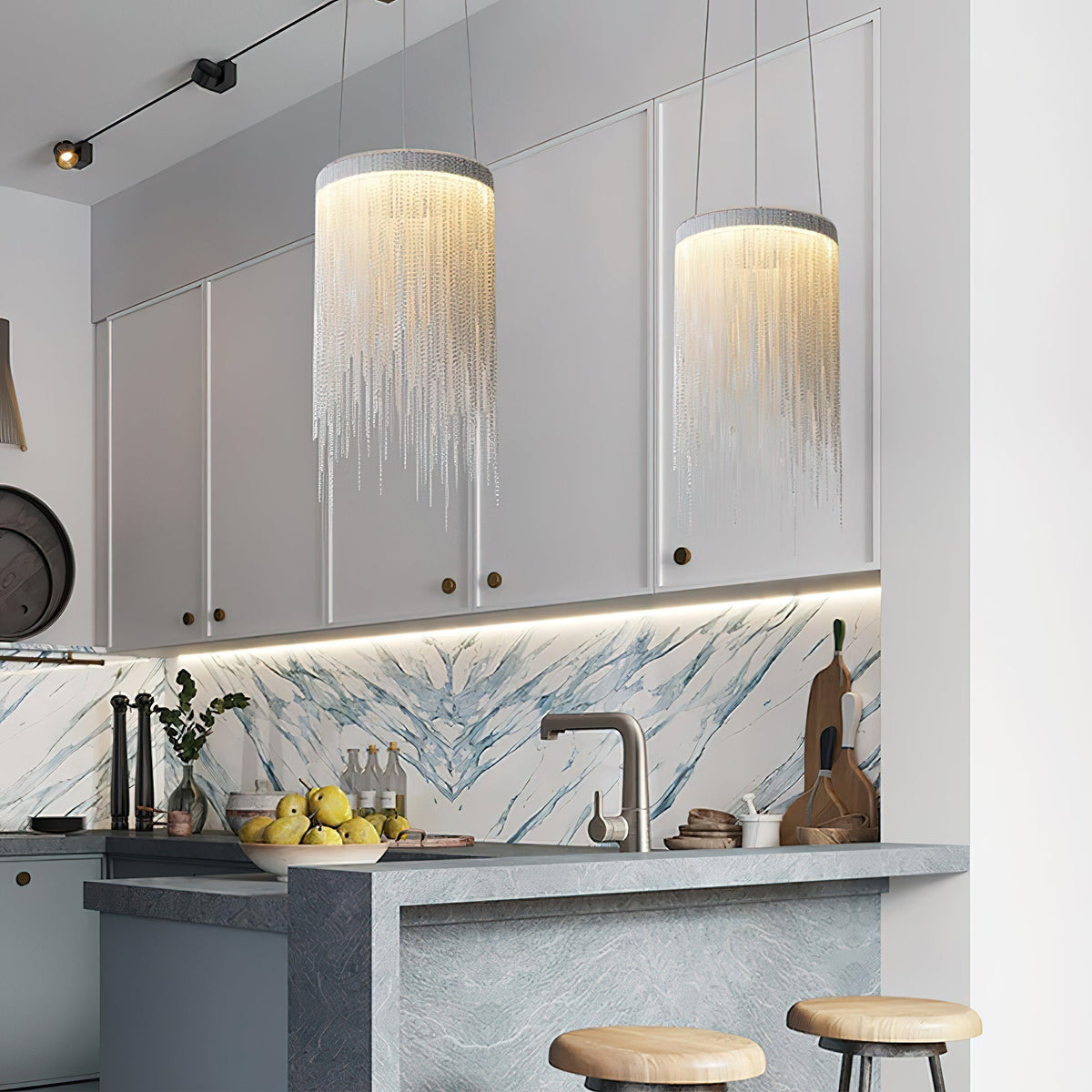 Suspension Lanterneau en aluminium – vue 21