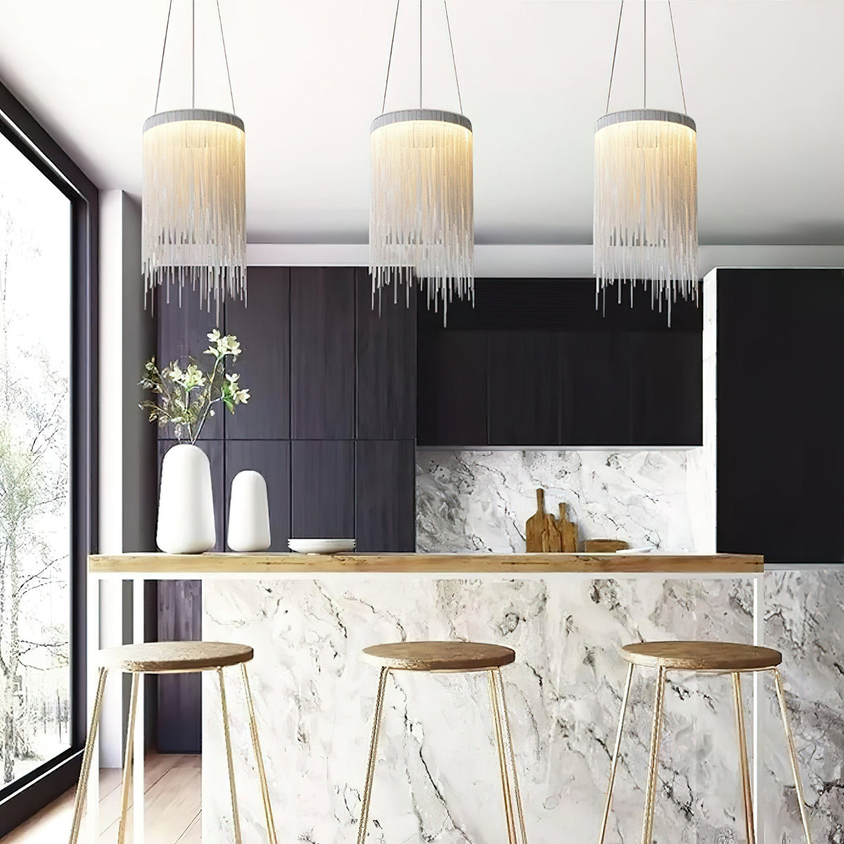 Suspension Lanterneau en aluminium – vue 22