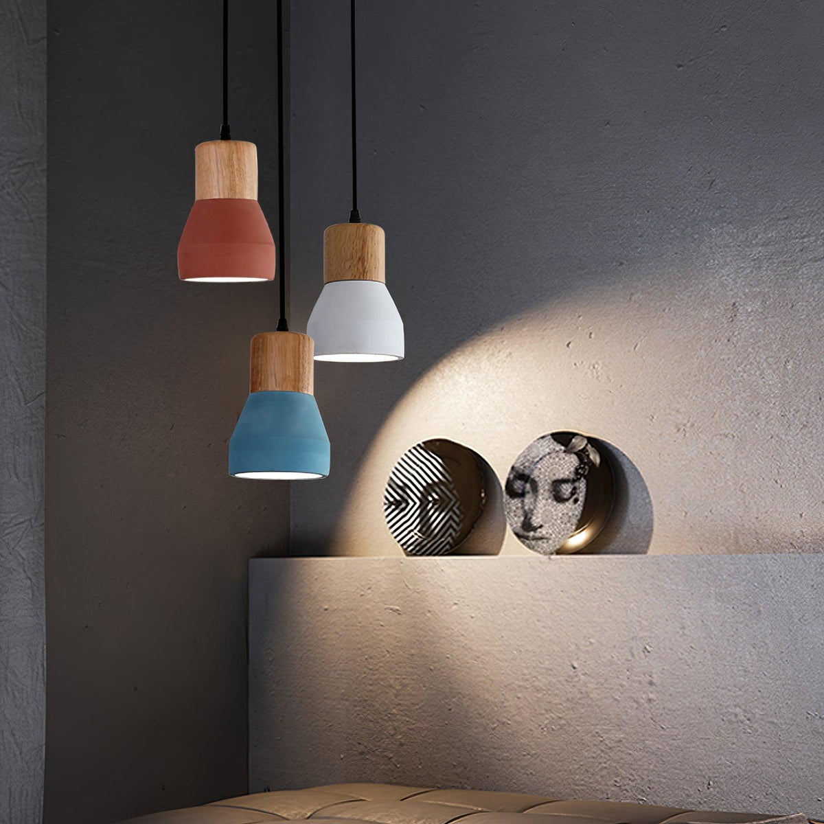 Suspension Groix en bois – vue 38