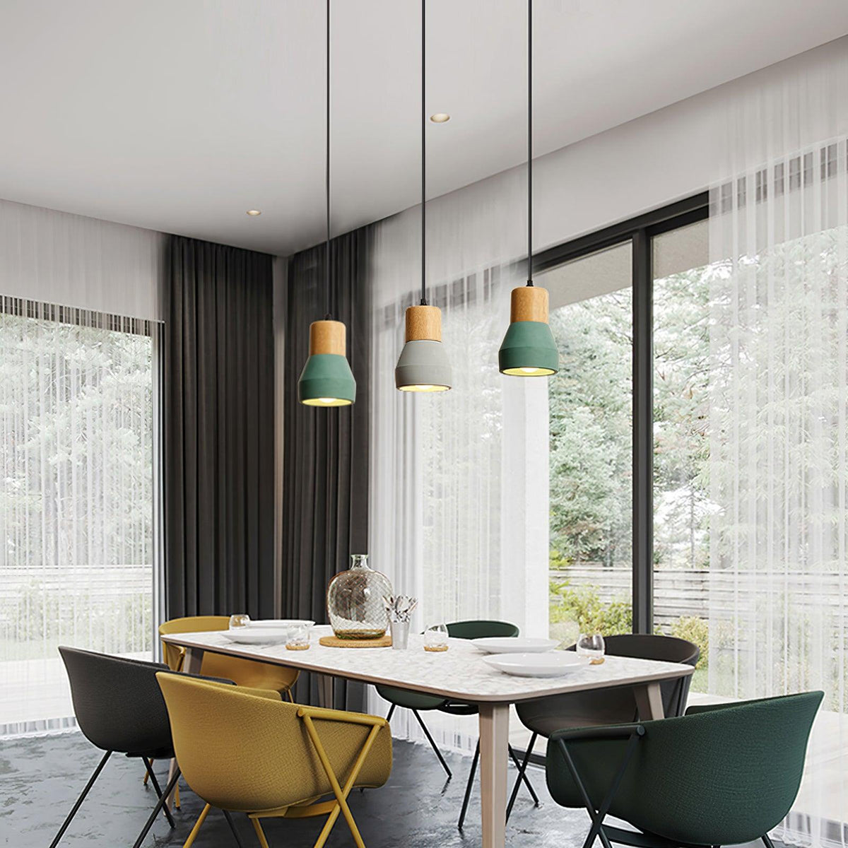 Suspension Groix en bois – vue 39