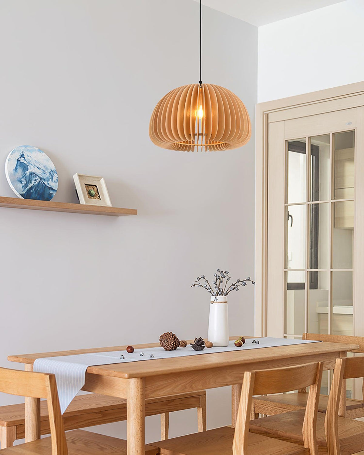 Suspension Sirocco en bois – vue 3