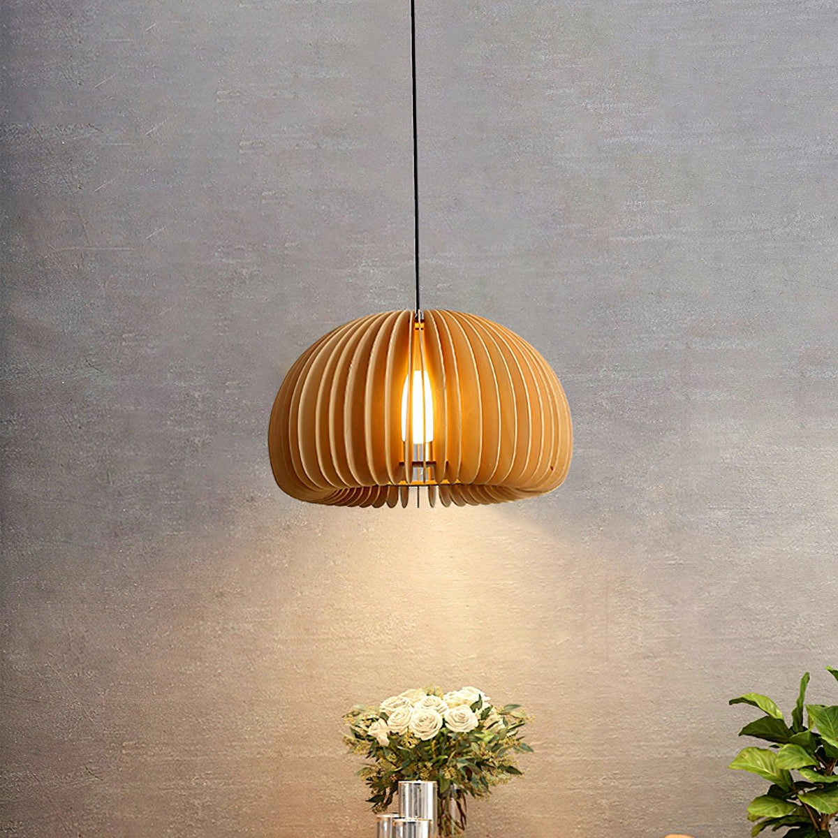 Suspension Sirocco en bois – vue 21