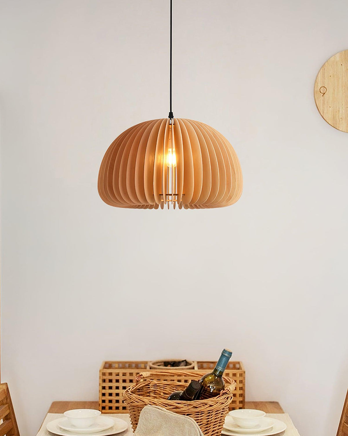 Suspension Sirocco en bois – vue 32