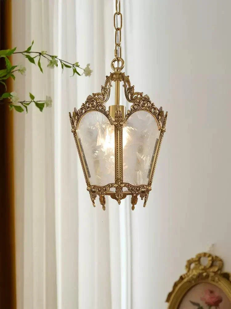 Lustre Talloires en laiton et verre – vue 43