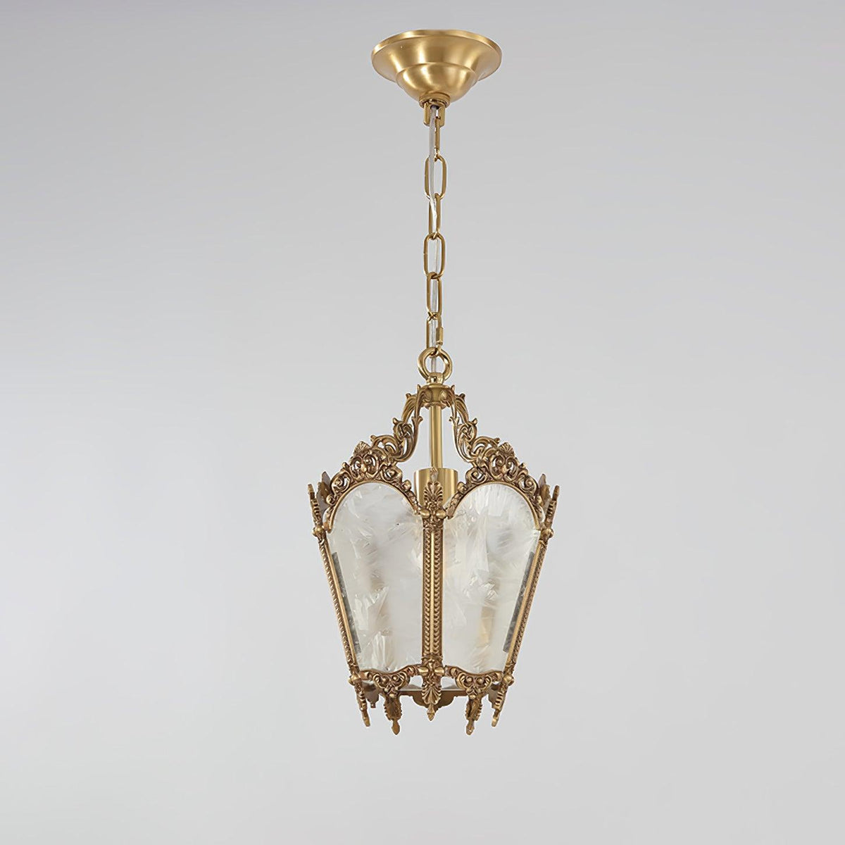 Lustre Talloires en laiton et verre – vue 34