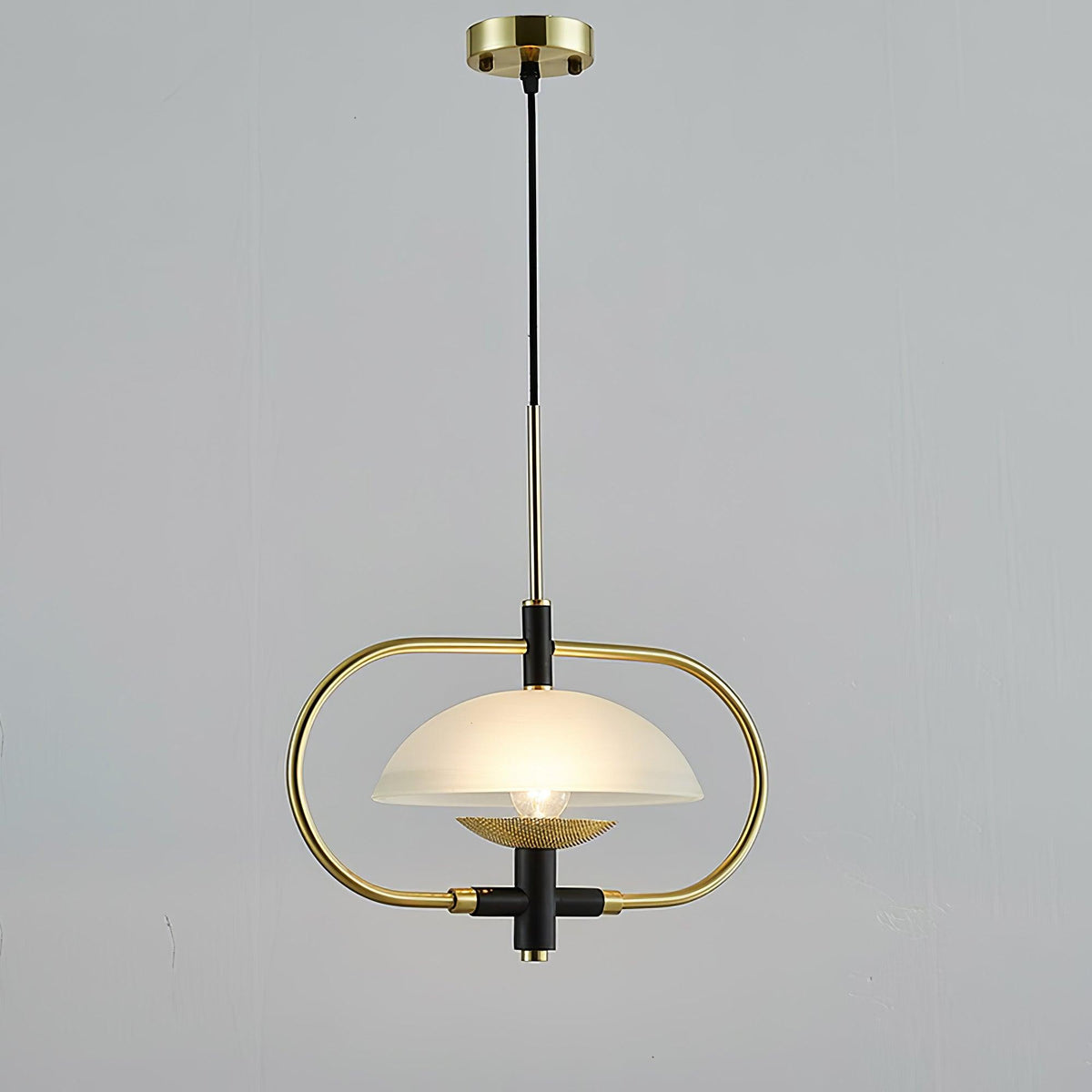 Suspension Éole en verre et métal – vue 8