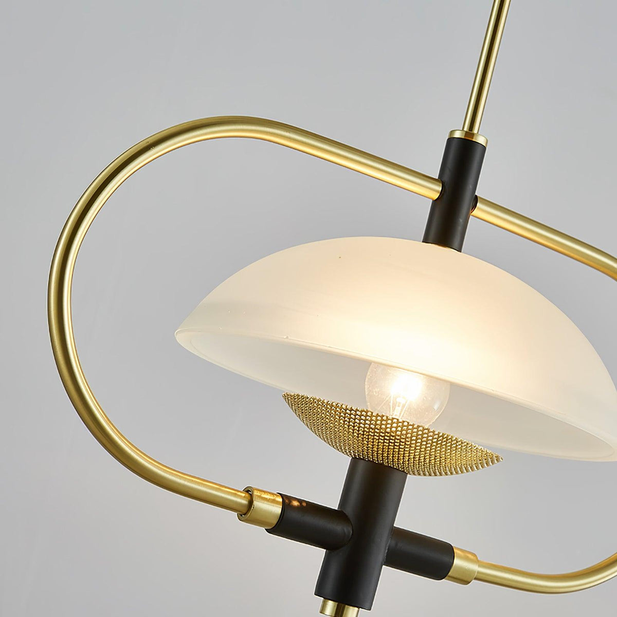 Suspension Éole en verre et métal – vue 9