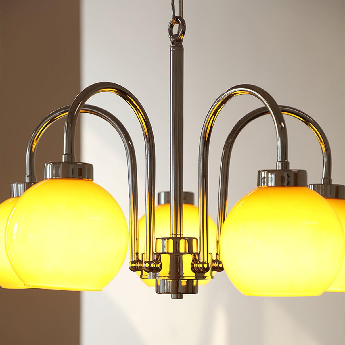 Lustre Oréade en verre et métal – vue 35