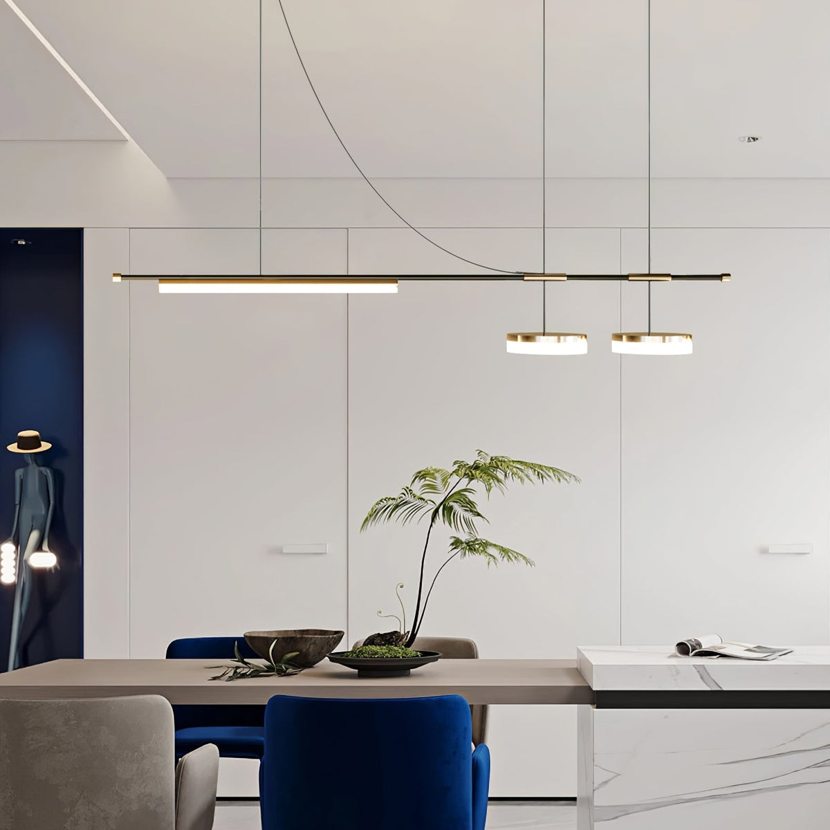 Suspension Clairette en métal – vue 18