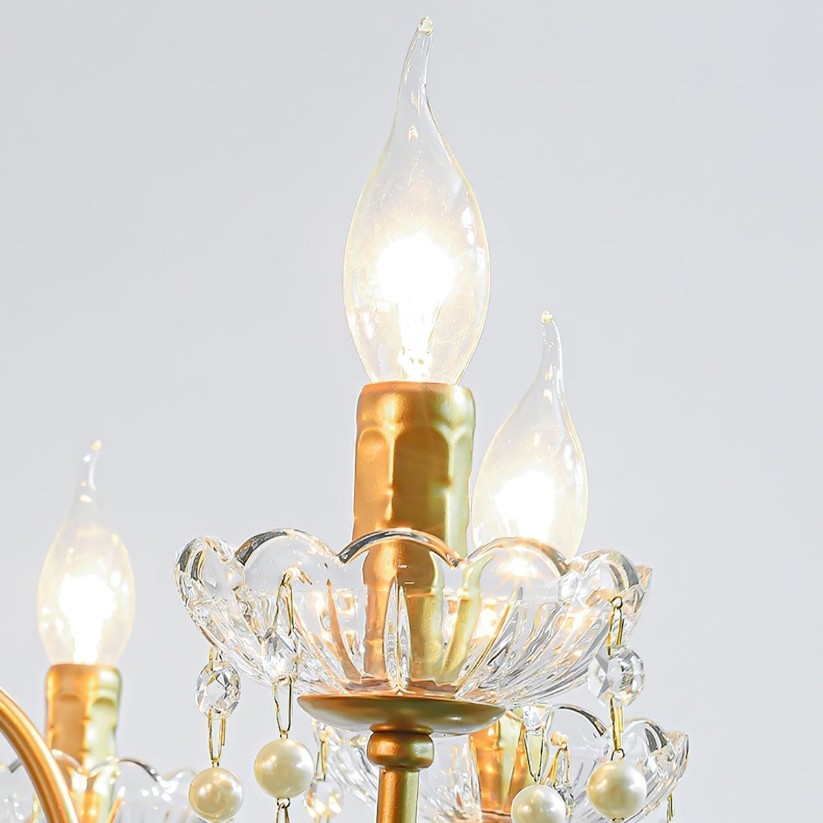 Lustre Dalle en cristal et laiton – vue 39