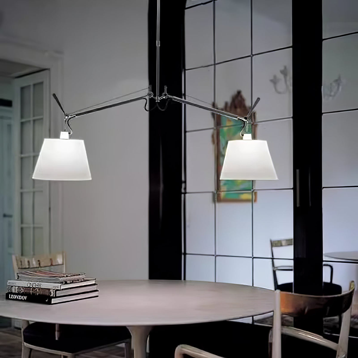 Suspension Pavillon en tissu et métal – vue 4