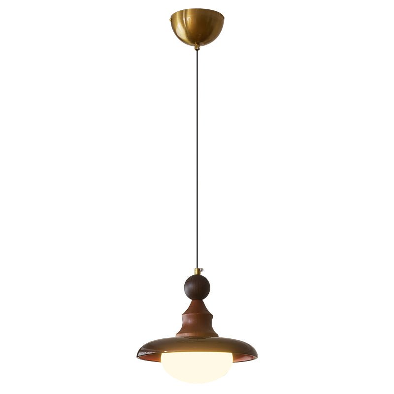 Suspension Jacinthe en bois et verre – vue 25