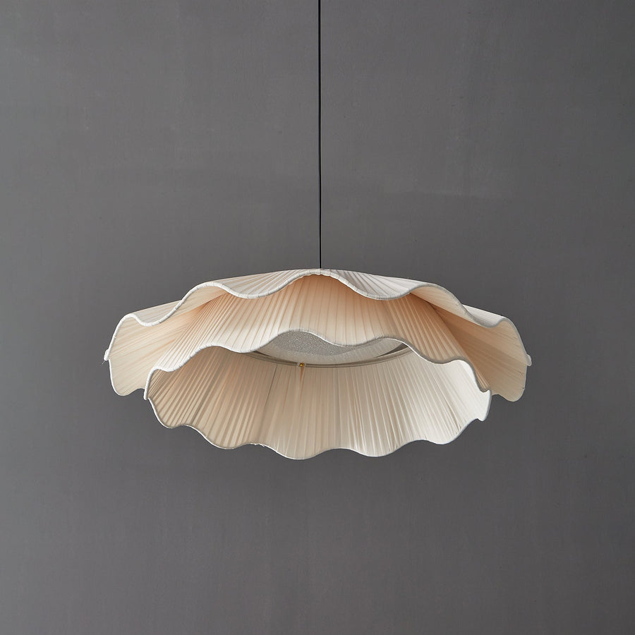 Suspension Glacier en laiton et tissu – vue 2