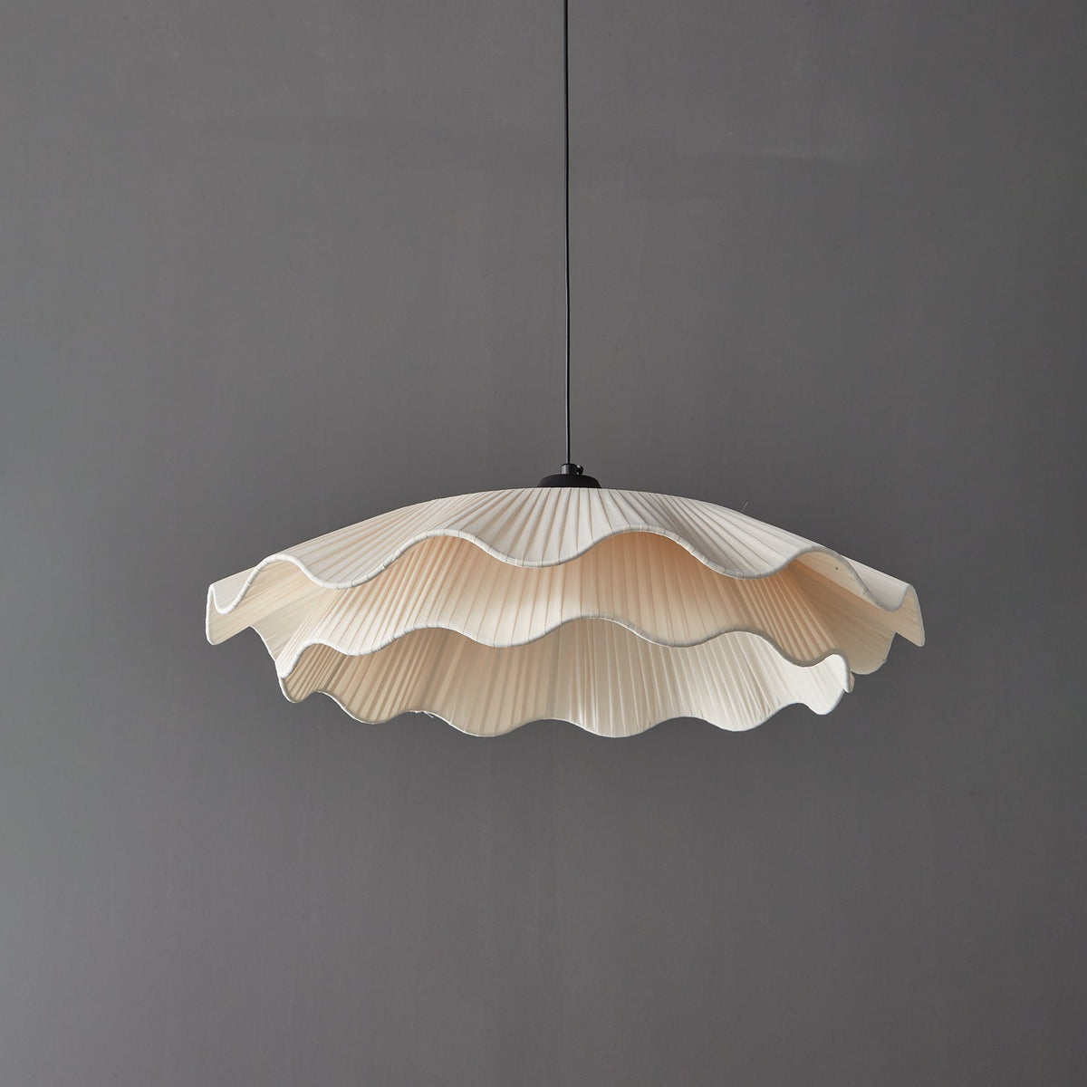Suspension Glacier en laiton et tissu – vue 12