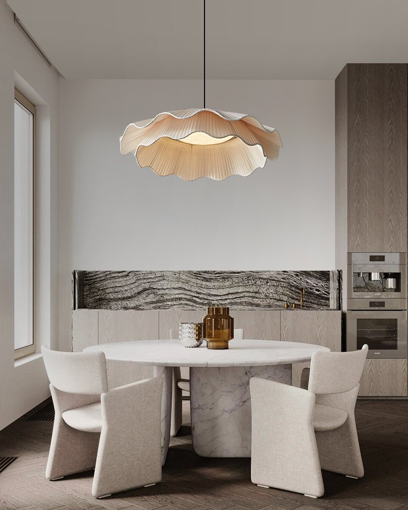 Suspension Glacier en laiton et tissu – vue 20