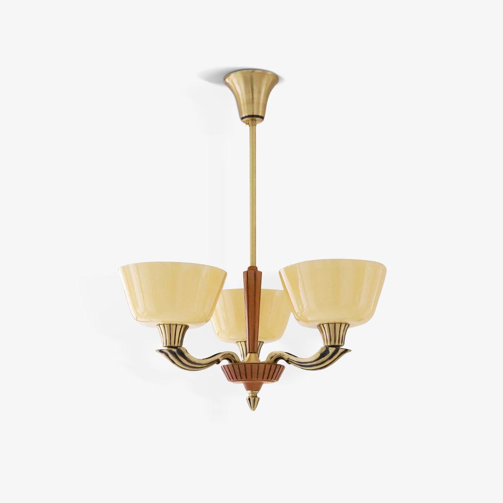Lustre Libellule en verre et laiton – vue 20