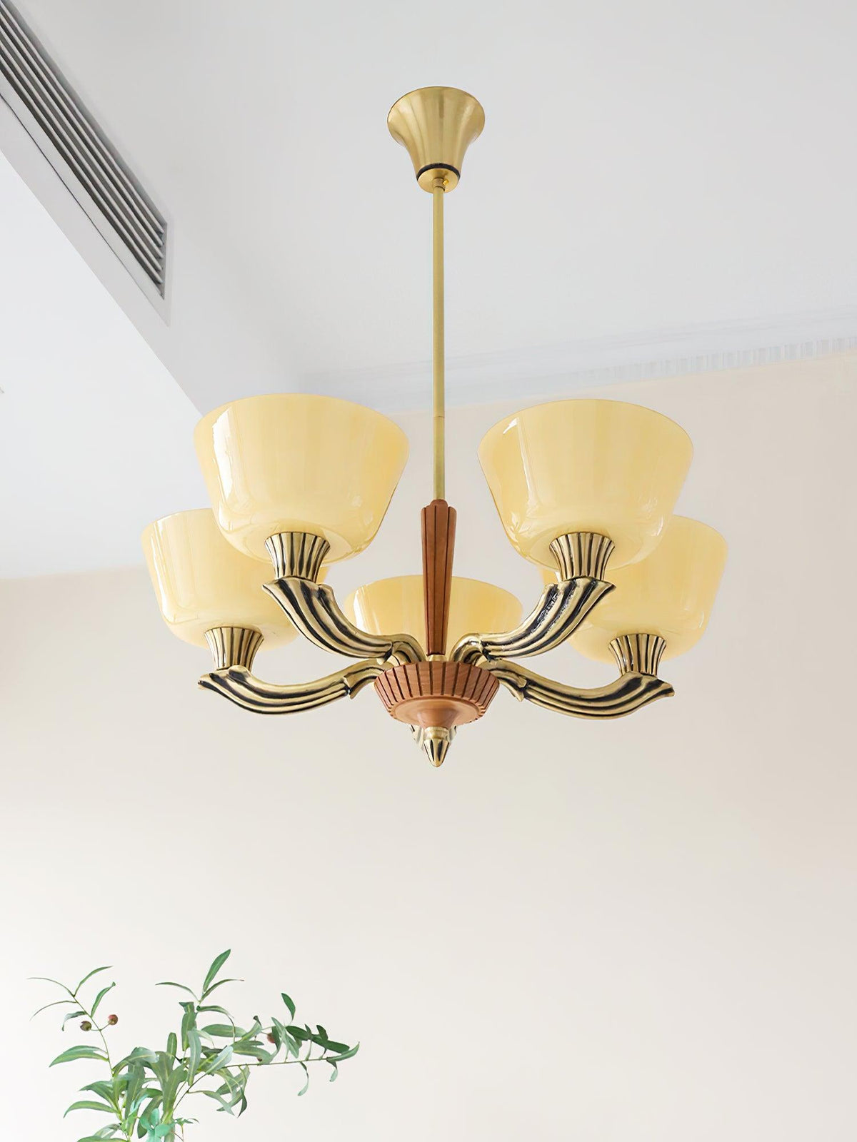 Lustre Libellule en verre et laiton – vue 37