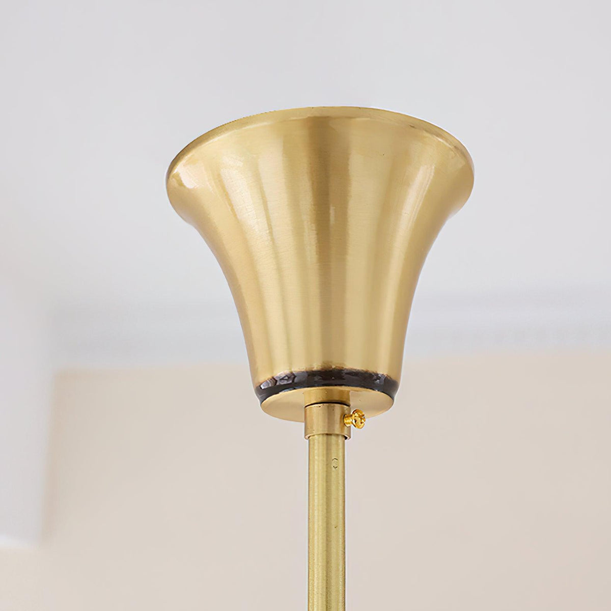 Lustre Libellule en verre et laiton – vue 19