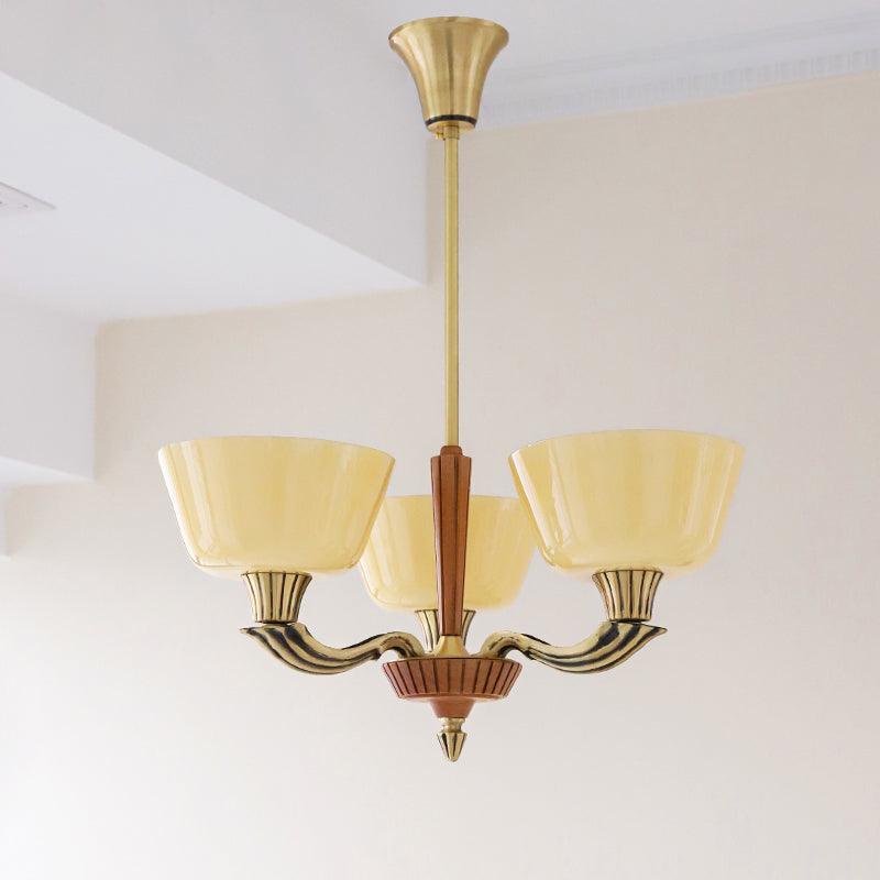Lustre Libellule en verre et laiton – vue 28